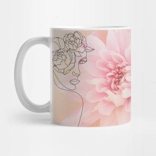 Lady Flower Mug